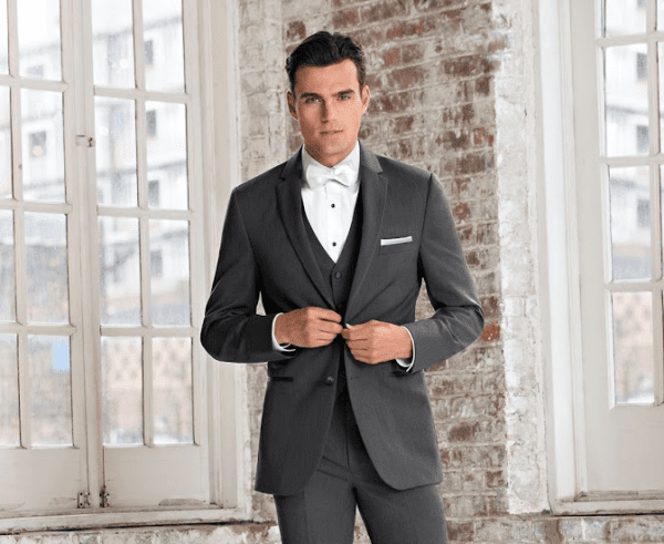 STEEL GREY STERLING WEDDING SUIT